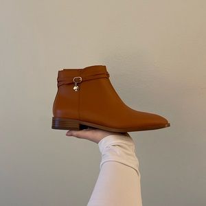 Kate Spade Tan Ankle Boots with Charm